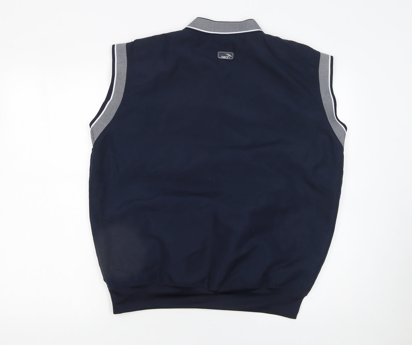 Donnay Men's Blue Sleeveless V-Neck Golf Vest Sweatshirt Size M