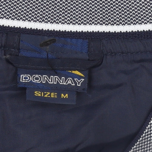 Donnay Men's Blue Sleeveless V-Neck Golf Vest Sweatshirt Size M