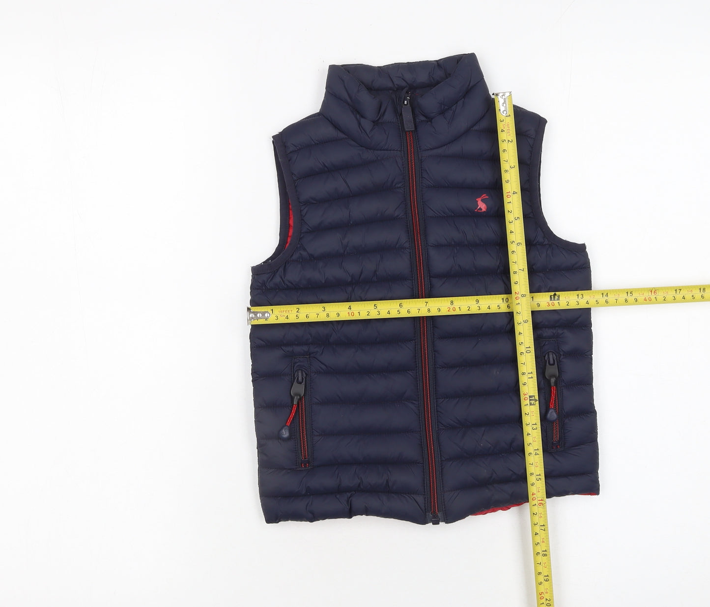 Joules Boys Blue Padded Quilted Bodywarmer Gilet 4 Years