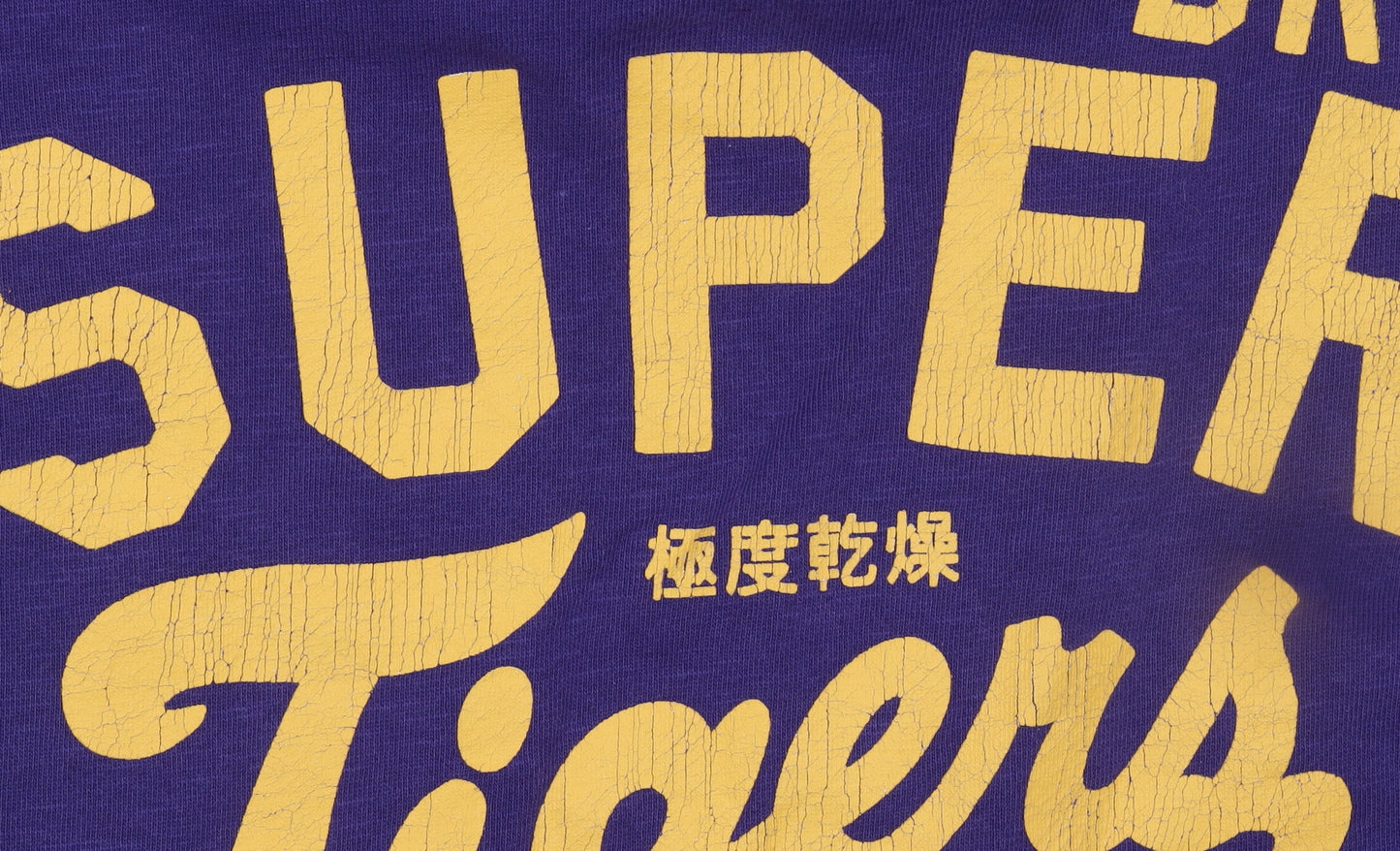 Superdry Women's Purple Cotton Sweatshirt Size S Graphic Print