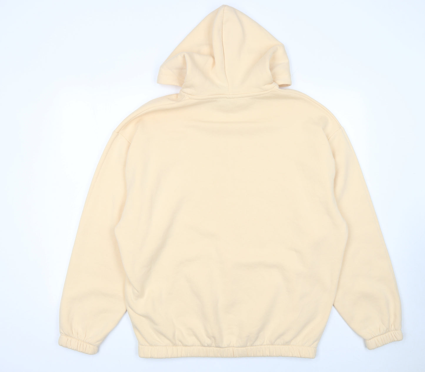 ASOS Design Women Beige L Hoodie Rhinestone 'Baby' Pullover