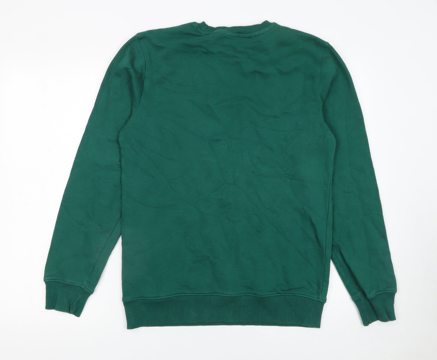 F&F Men’s Green Team Santa Christmas Graphic Sweatshirt Size S