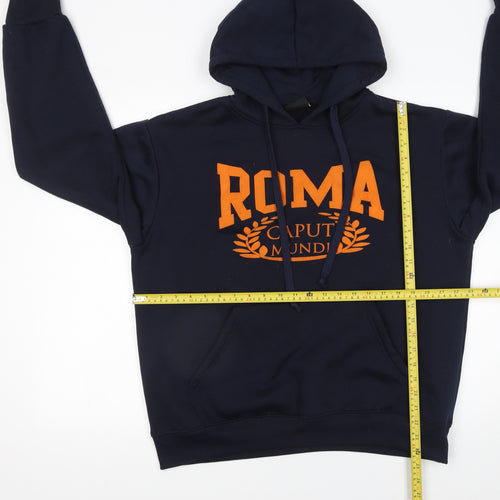 Chip Men's Blue Roma Hoodie XL Pullover Graphic Sweatshirt