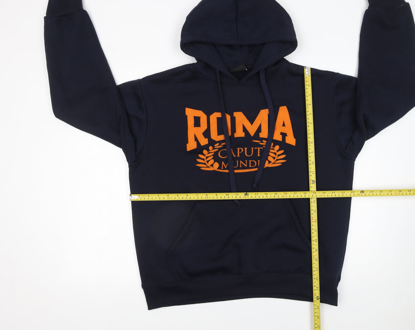 Chip Men's Blue Roma Hoodie XL Pullover Graphic Sweatshirt