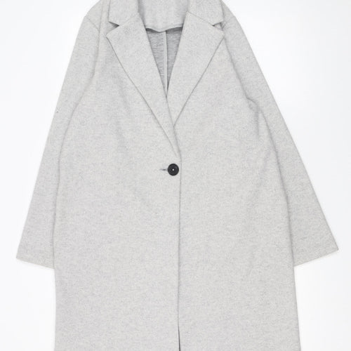 Dunnes Stores Women’s Grey Mid-Length Classic Overcoat Size M