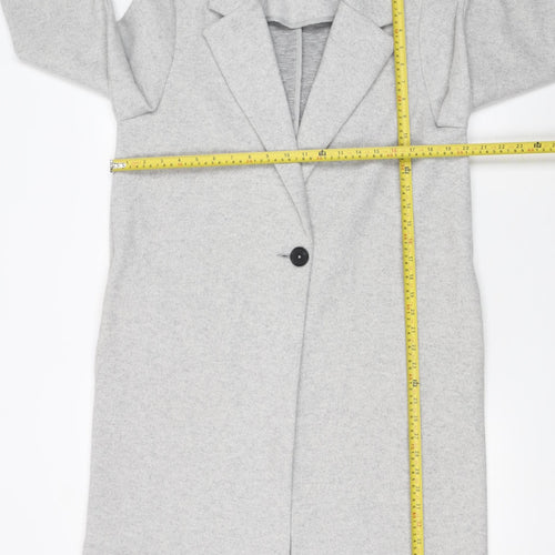 Dunnes Stores Women’s Grey Mid-Length Classic Overcoat Size M