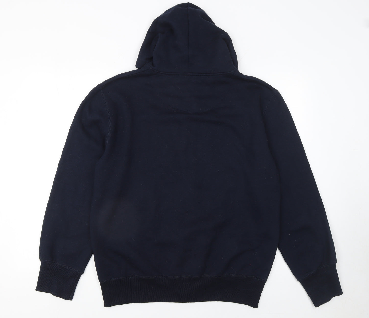 French Connection Men's Blue Full Zip Hoodie Size L