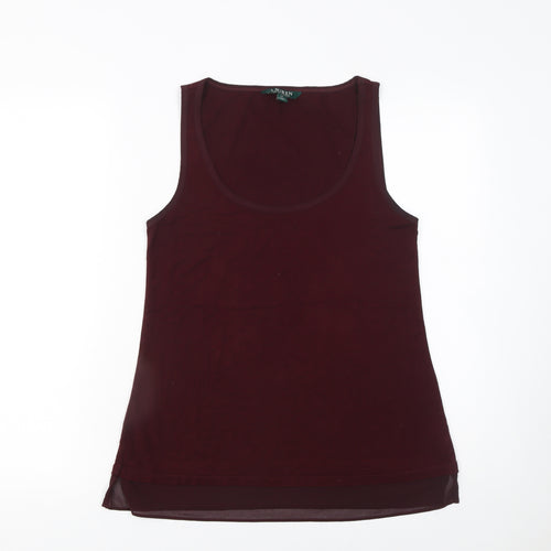 Lauren Ralph Lauren Women's Red Sleeveless Tank Top XS
