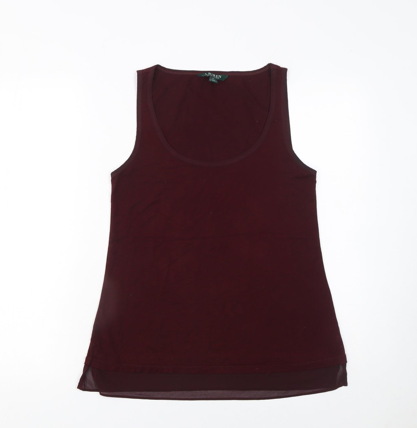 Lauren Ralph Lauren Women's Red Sleeveless Tank Top XS