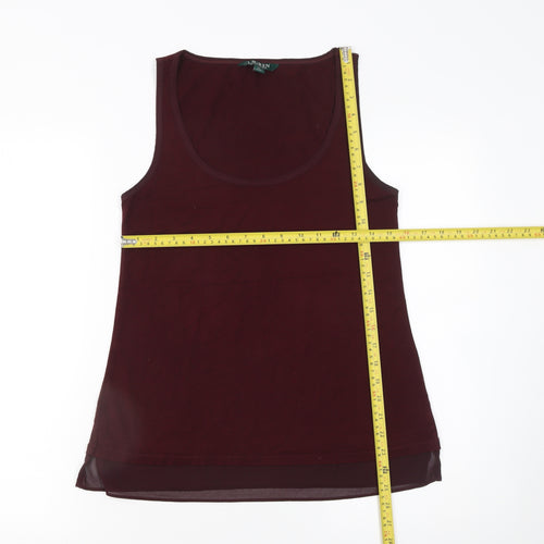 Lauren Ralph Lauren Women's Red Sleeveless Tank Top XS