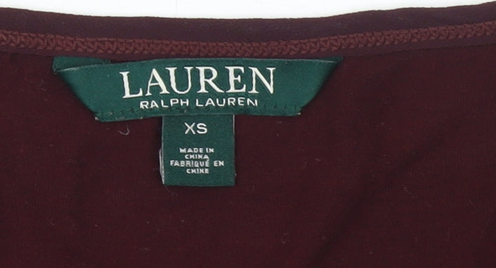 Lauren Ralph Lauren Women's Red Sleeveless Tank Top XS