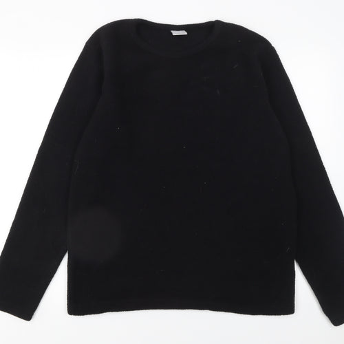 Kruxader Men's Black Fleece Pullover Sweatshirt Size S