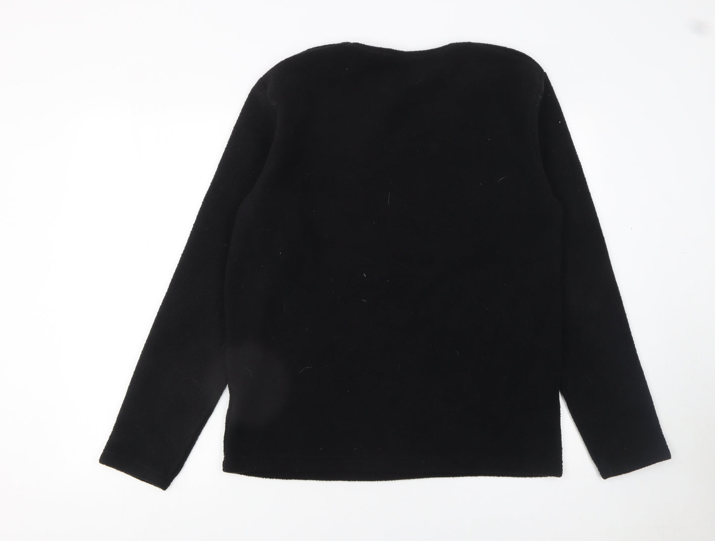 Kruxader Men's Black Fleece Pullover Sweatshirt Size S