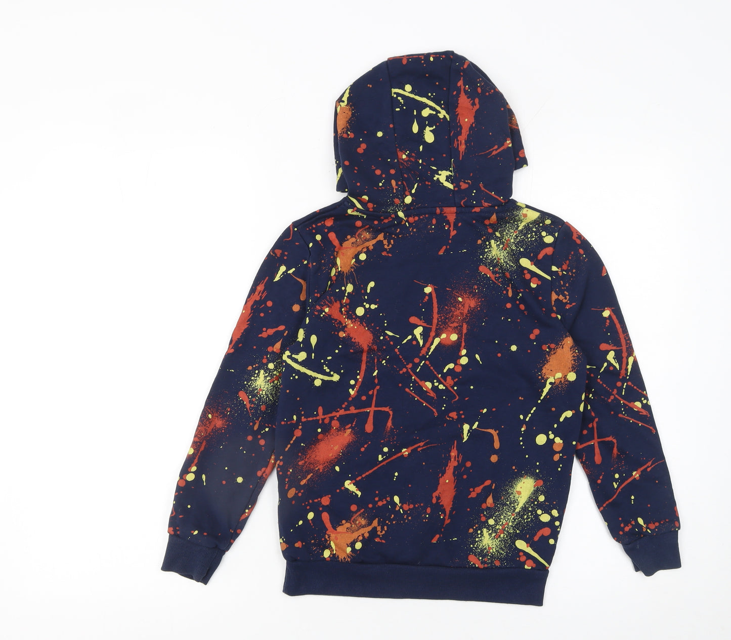 Dunnes Stores Boys Multicoloured Paint Splash Pullover Hoodie 9-10 Years