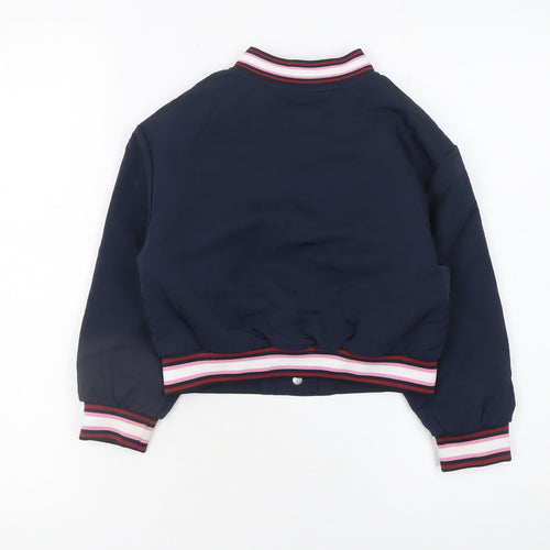 Marks and Spencer Girls Blue Ballet Varsity Jacket 6-7 Years