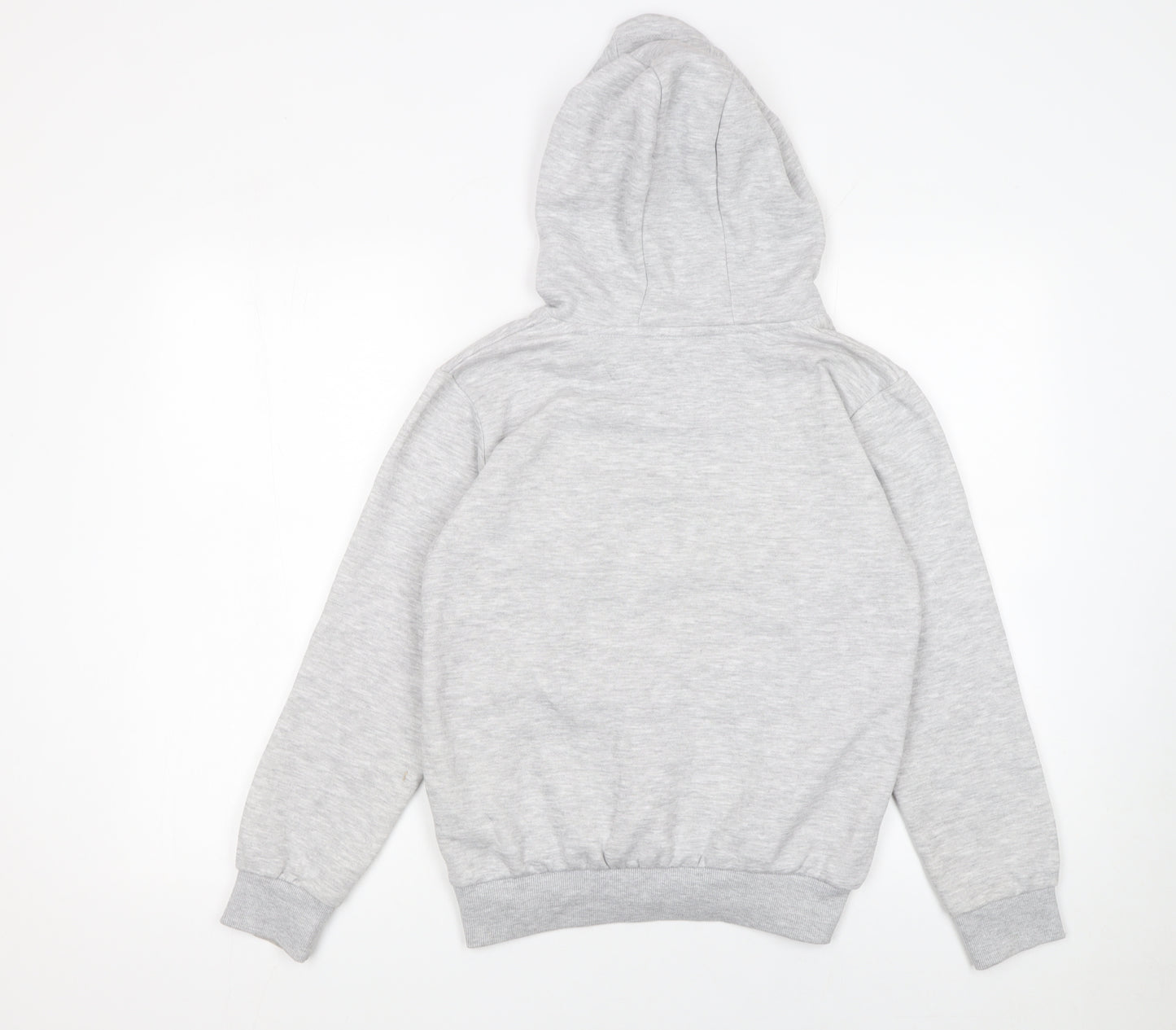 Mckenzie Girls Grey Pullover Hoodie 12-13 Years Logo Fleece Sweatshirt