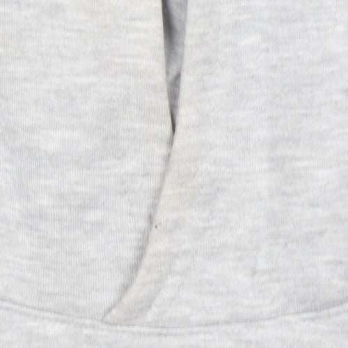 Mckenzie Girls Grey Pullover Hoodie 12-13 Years Logo Fleece Sweatshirt