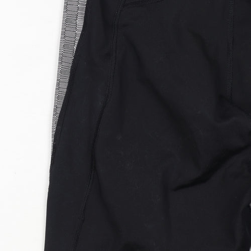 Ivy Park Womens Black Grey Large Leggings Stretch Activewear Trousers