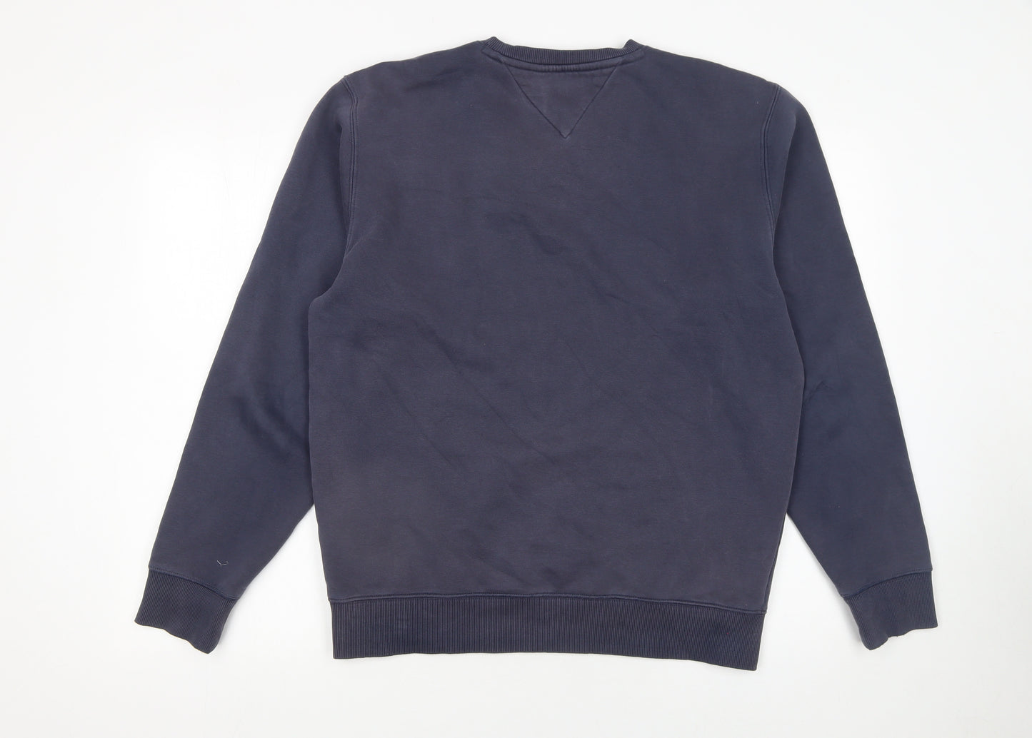 Tommy Jeans Men's Blue Crew Neck Sweatshirt Size M Classic Logo