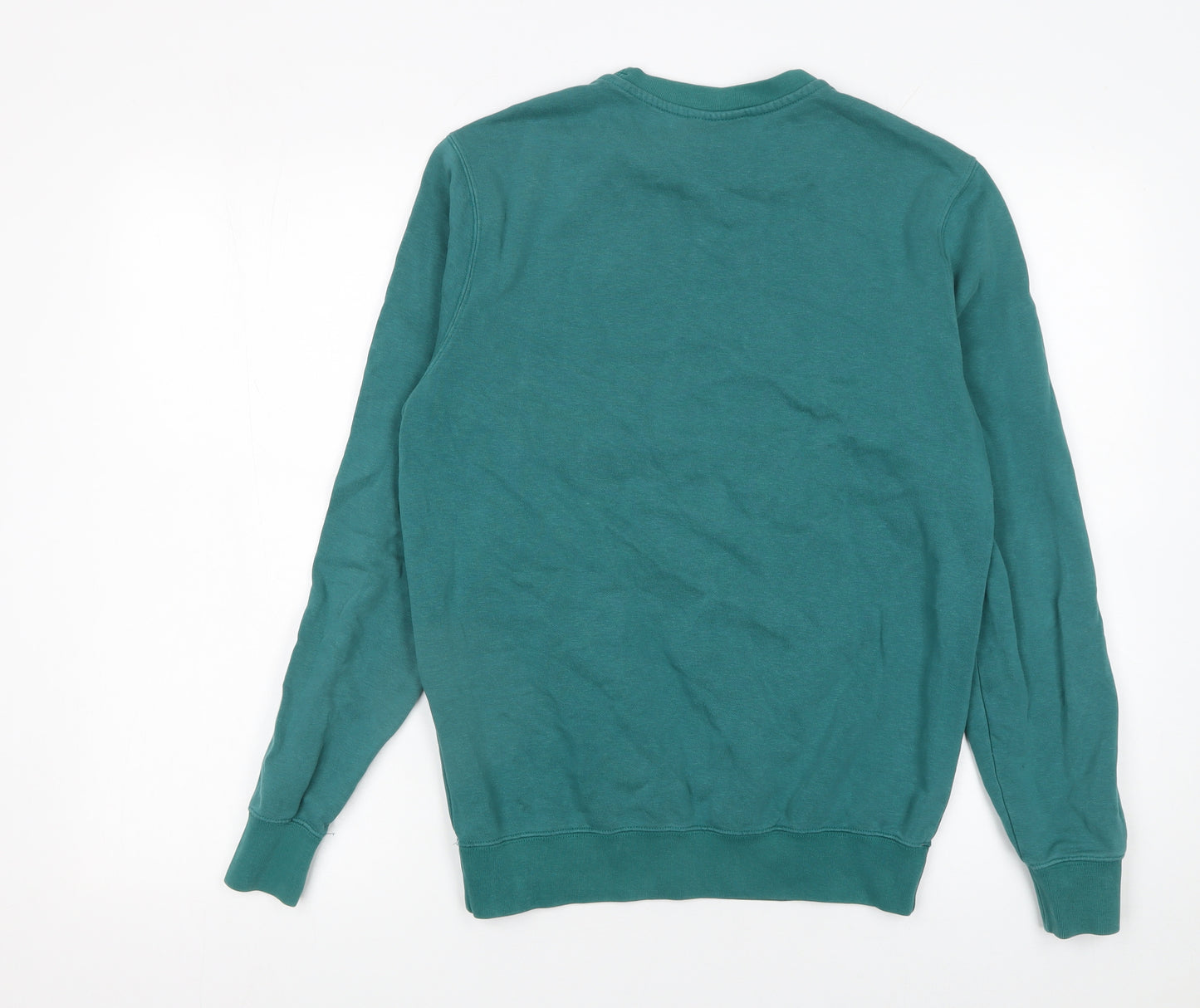 Champion Men’s Green Pullover Sweatshirt Small Crew Neck Sports Logo
