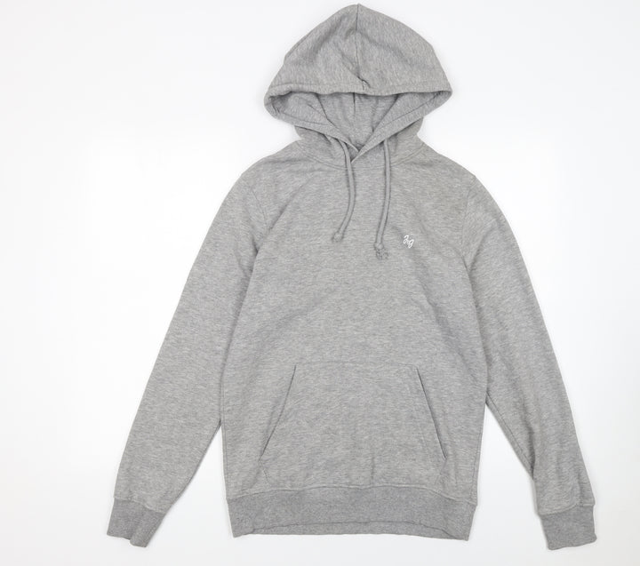 Jack & Jones Men's Grey Pullover Hoodie Size S Regular Fit