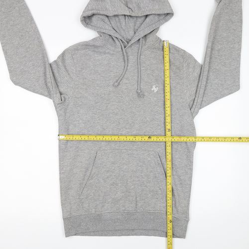Jack & Jones Men's Grey Pullover Hoodie Size S Regular Fit