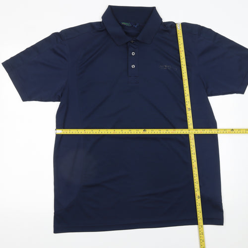ProQuip Men’s Blue Performance Golf Polo Shirt Size L