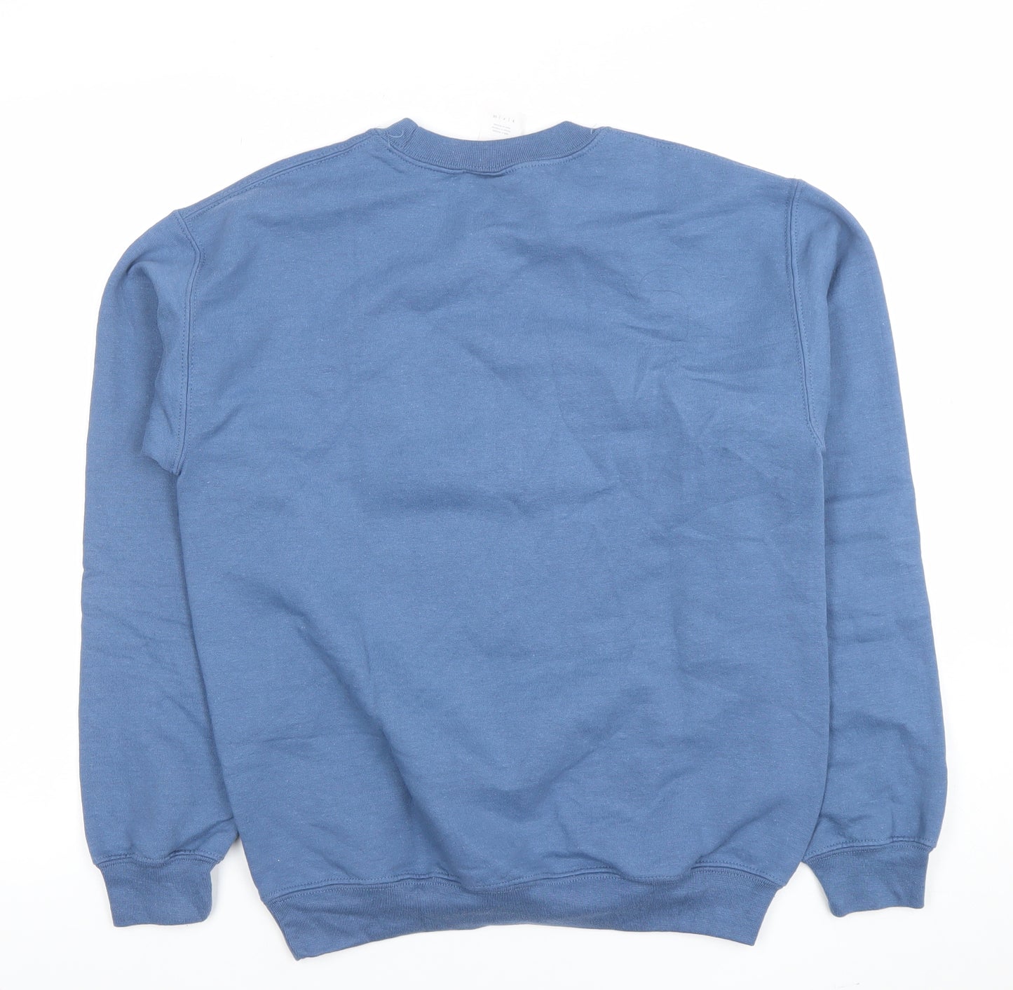 Gildan Men's Blue Barbados Embroidered Pullover Sweatshirt Small