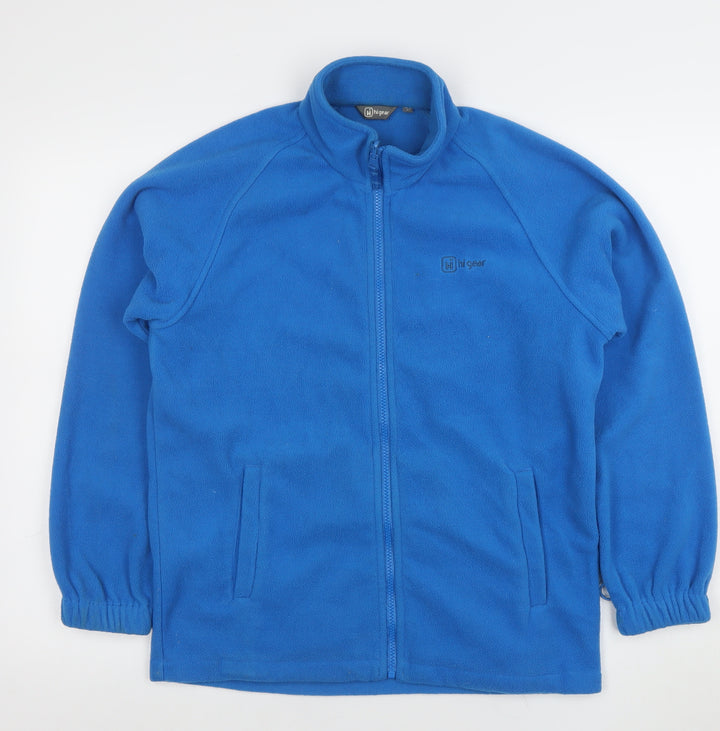 Hi Gear Boys Blue Fleece Full Zip Jacket 15-16 Years Outdoor Winter Wear