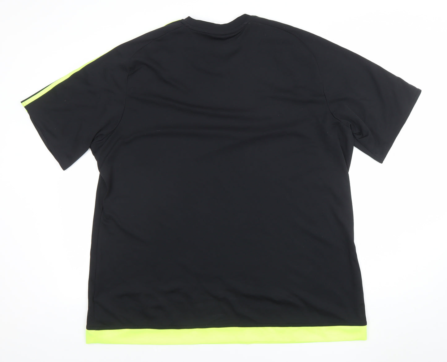 adidas Men Black 2XL Climalite Sports T-Shirt