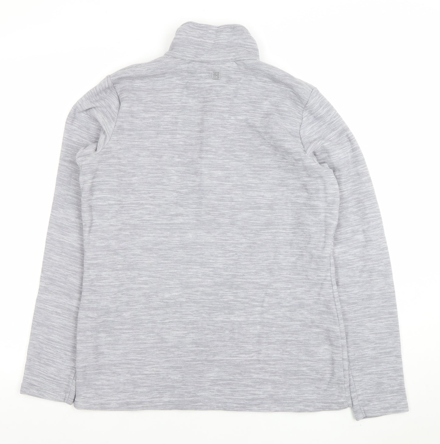 Mountain Warehouse Women Grey 1/2 Zip Fleece Pullover UK 14