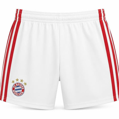 Adidas Boys White Athletic Football Shorts 2XS Bayern Munich Sportswear