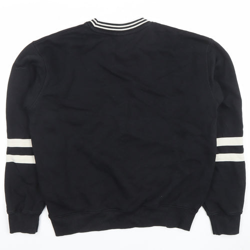 Ellesse Womens Black UK 10 Crew Neck Pullover Sweatshirt