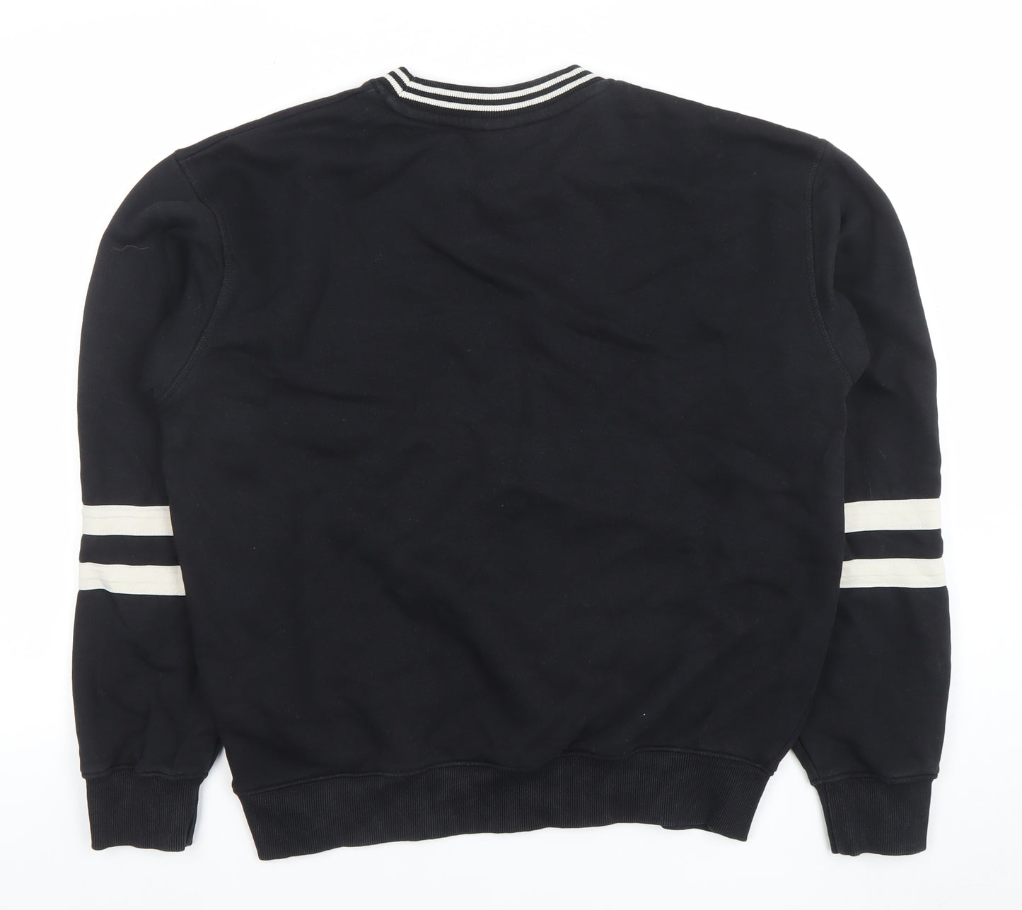 Ellesse Womens Black UK 10 Crew Neck Pullover Sweatshirt