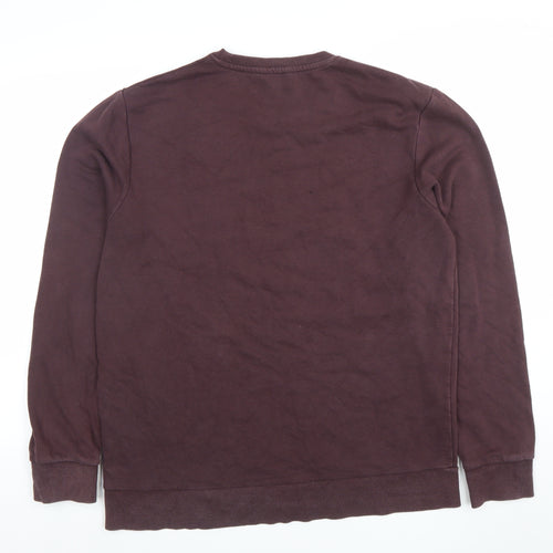 Jack & Jones Men’s Brown Logo Crew Neck Sweatshirt Size L