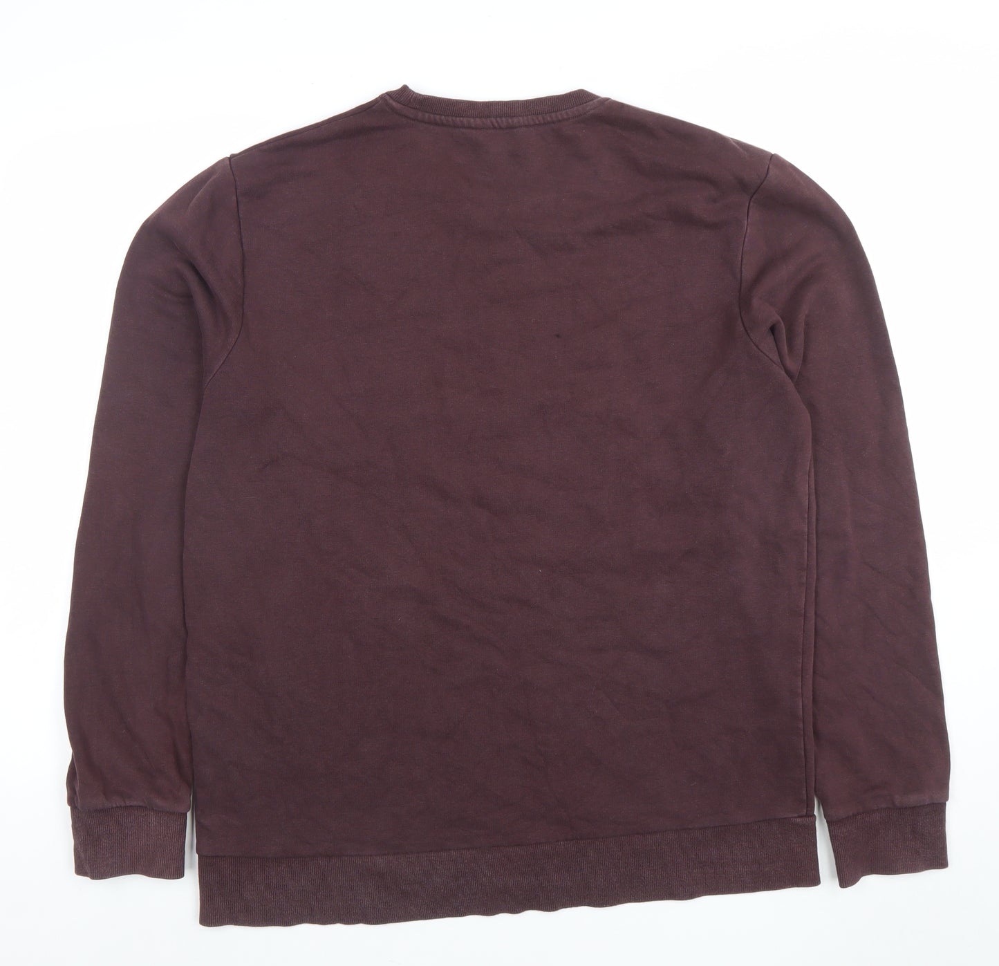 Jack & Jones Men’s Brown Logo Crew Neck Sweatshirt Size L