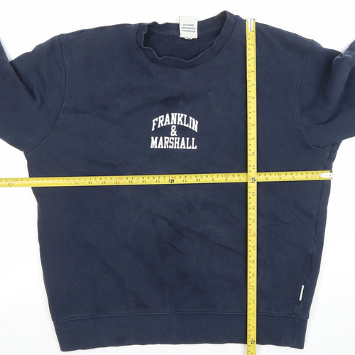 Franklin & Marshall Womens Navy Blue Pullover Sweatshirt M