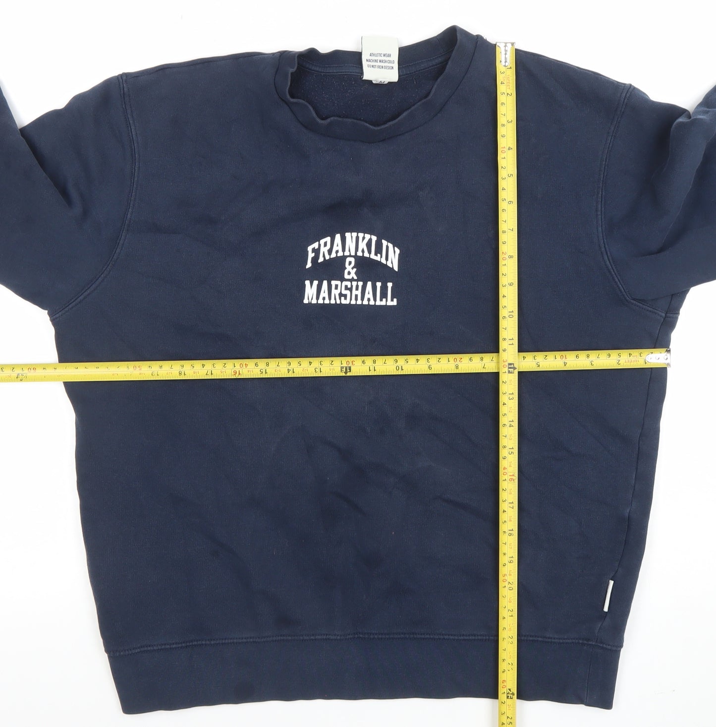 Franklin & Marshall Womens Navy Blue Pullover Sweatshirt M