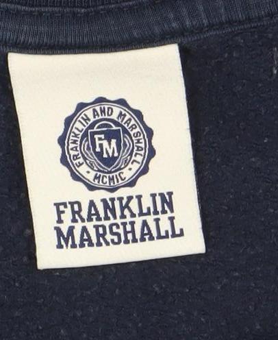 Franklin & Marshall Womens Navy Blue Pullover Sweatshirt M