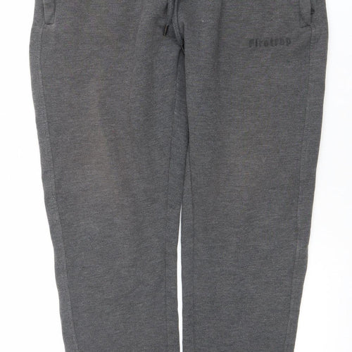 Firetrap Men's Grey Jogger Sweatpants M Regular Fit Cotton Blend