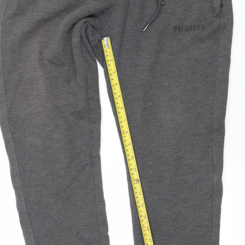 Firetrap Men's Grey Jogger Sweatpants M Regular Fit Cotton Blend