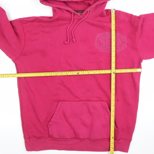Jack Wills Women's Pink Pullover Hoodie Size 8 Cotton Blend