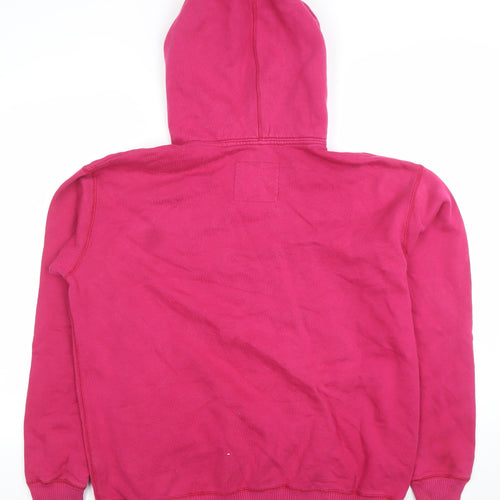 Jack Wills Women's Pink Pullover Hoodie Size 8 Cotton Blend