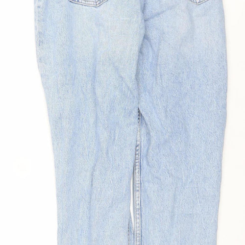 Primark Women Blue Boyfriend Distressed Denim Jeans Size 6
