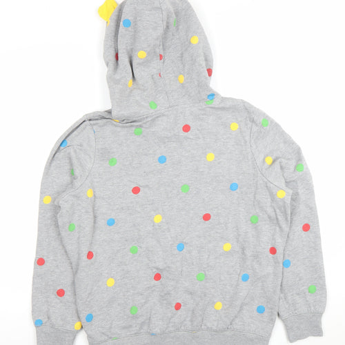 George Womens Grey Hoodie #Pudsey Power Polka Dot Size 16