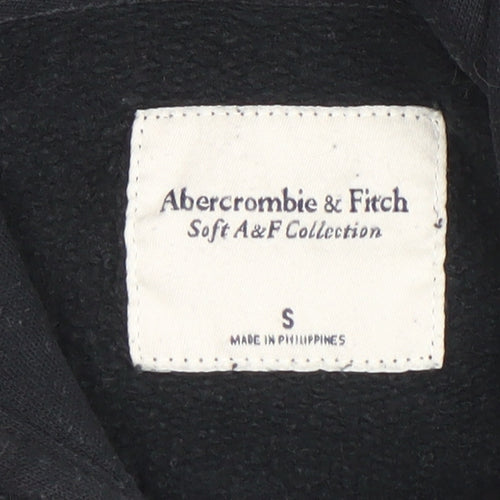 Abercrombie & Fitch Women Black S Pullover Hoodie Soft A&F Collection