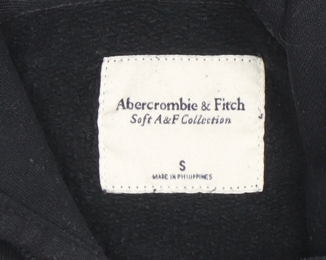 Abercrombie & Fitch Women Black S Pullover Hoodie Soft A&F Collection
