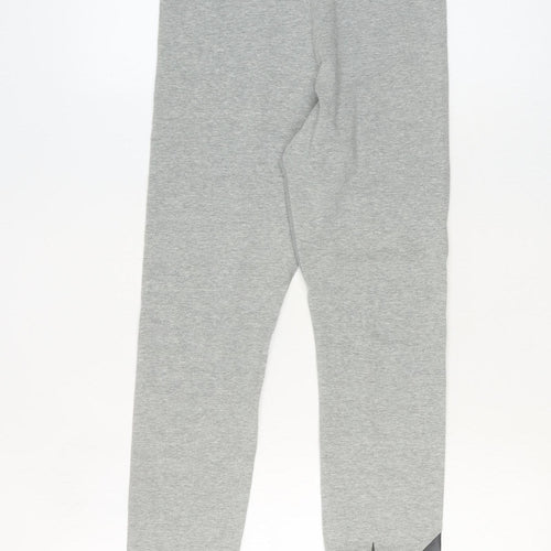 Nike Womens Grey Slim Fit Jersey Leggings Size M