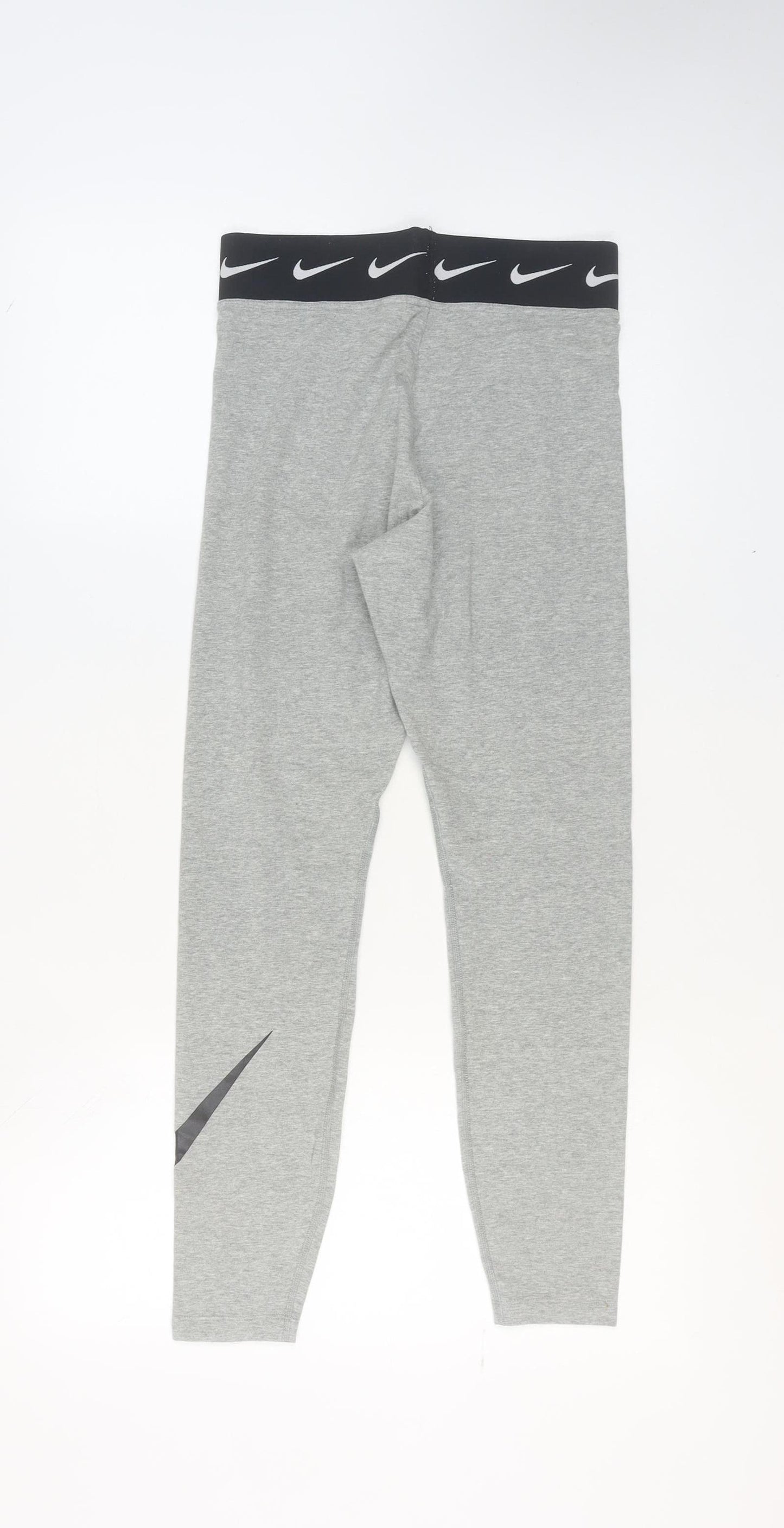 Nike Womens Grey Slim Fit Jersey Leggings Size M
