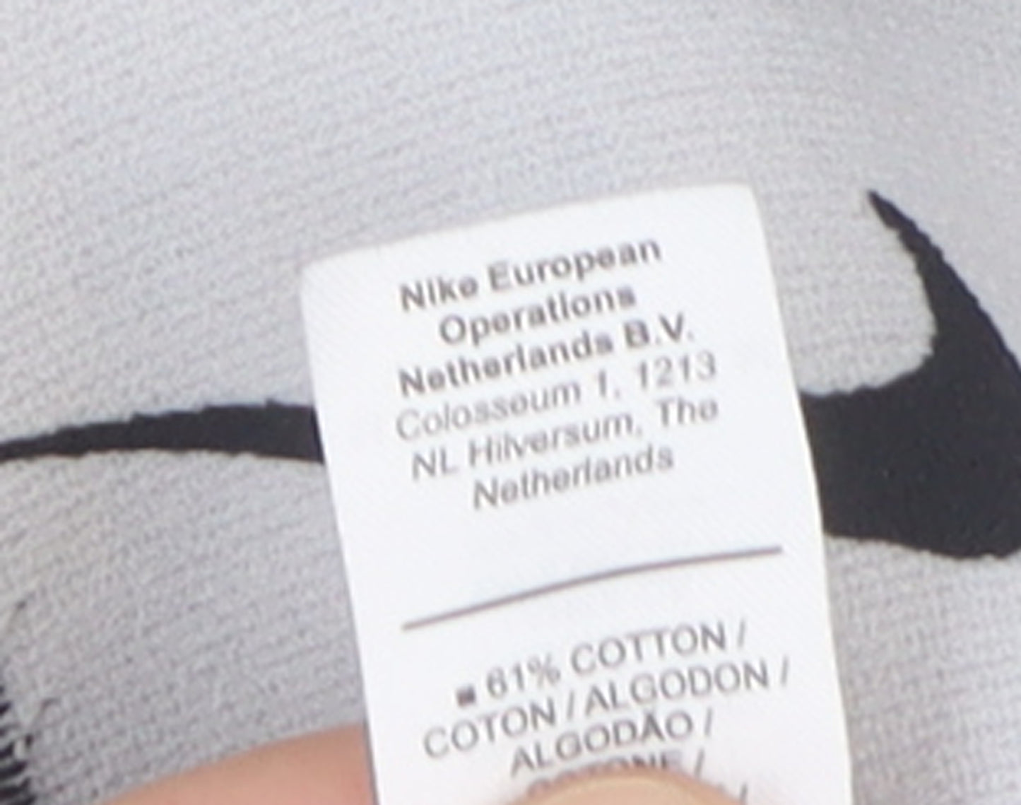 Nike Womens Grey Slim Fit Jersey Leggings Size M